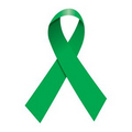 Green Awareness Ribbon Temporary Tattoo